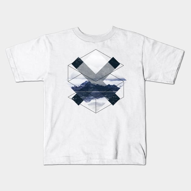 Geometric Ensemble Kids T-Shirt by NJORDUR